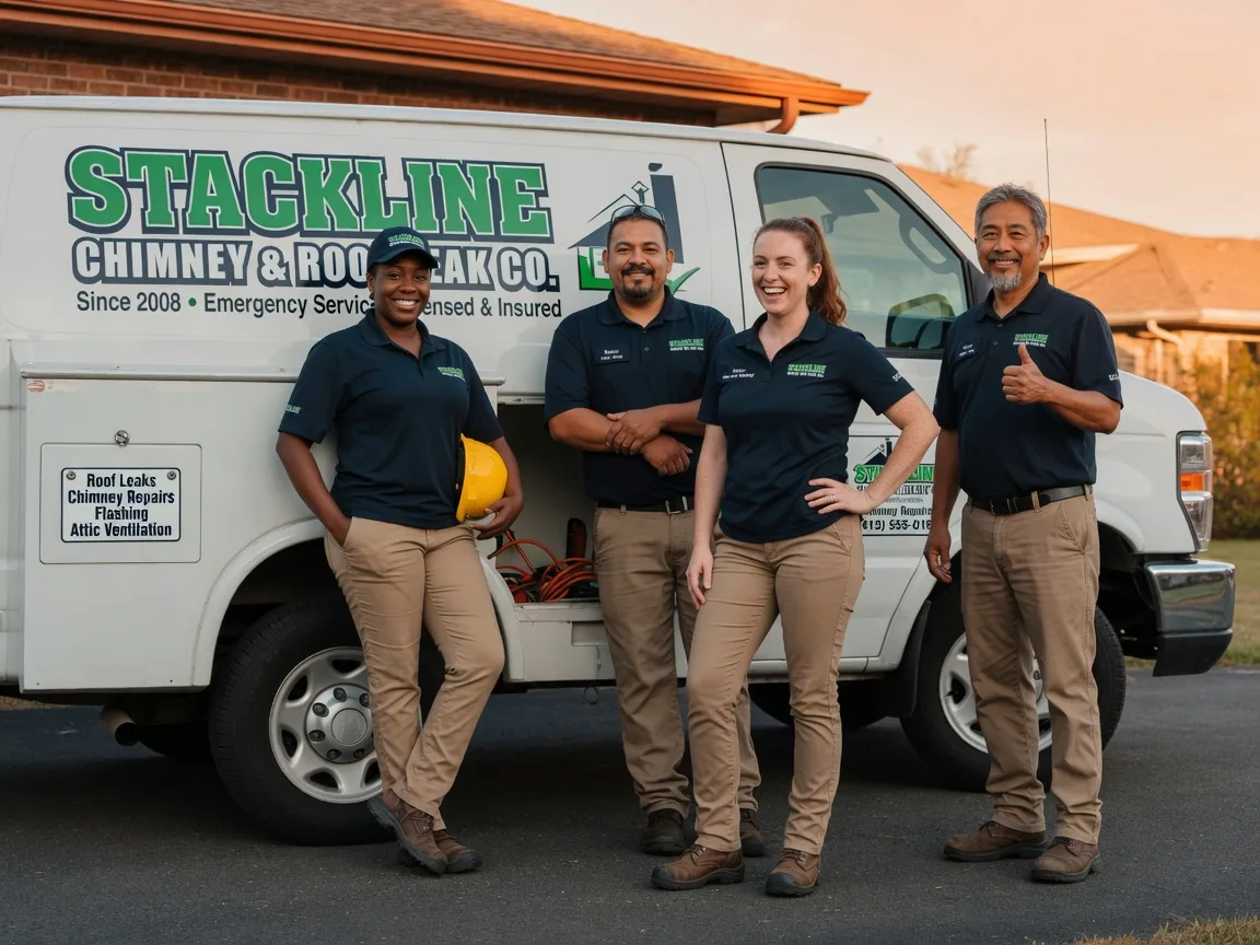 Chimney flashing repair company in Branchdale, PA